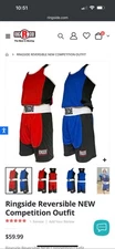 Ringside Reversible Competition Outfit. Youth Size Large.