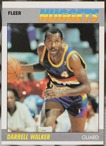 1987-88 Fleer Basketball Darrell Walker #117 NM