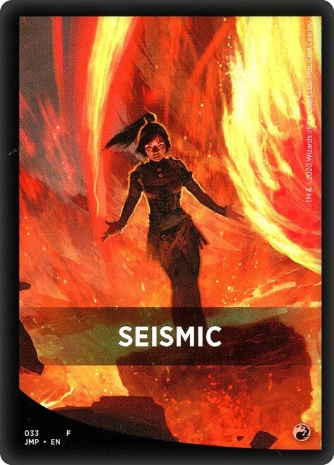 1x Theme Card - Seismic (033) MTG Jumpstart NM Magic Regular