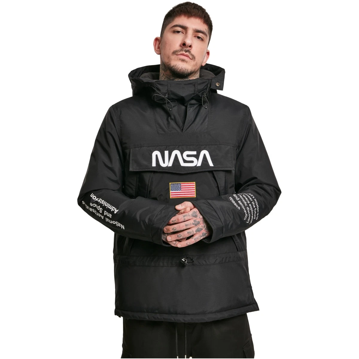 Mister Tee NASA Windbreaker Jacket Outdoor Herren Men Windrunner