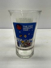 1982 World's Fair Drinking Glass  Knoxville Tennessee McDonalds Coca-Cola New