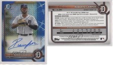 2022 Bowman Mega Box Chrome Mojo Blue Refractor /150 Roberto Campos #BMA-RC Auto