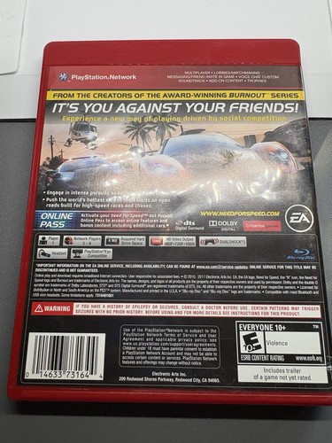 Need For Speed: Hot Pursuit PS3 PROBADO FUNCIONA CIB COMPLETO Grandes éxitos - Imagen 4 de 15