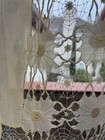 Antique Pulled Thread-work Linen Handmade Curtain Panels — photo 7