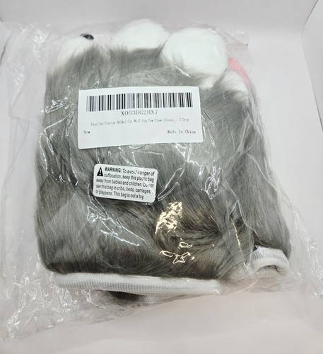 Cosplay Animale Gatto Lupo Cane Volpe Zampe Artigli Guanti Accessori Costume - Foto 2 di 5