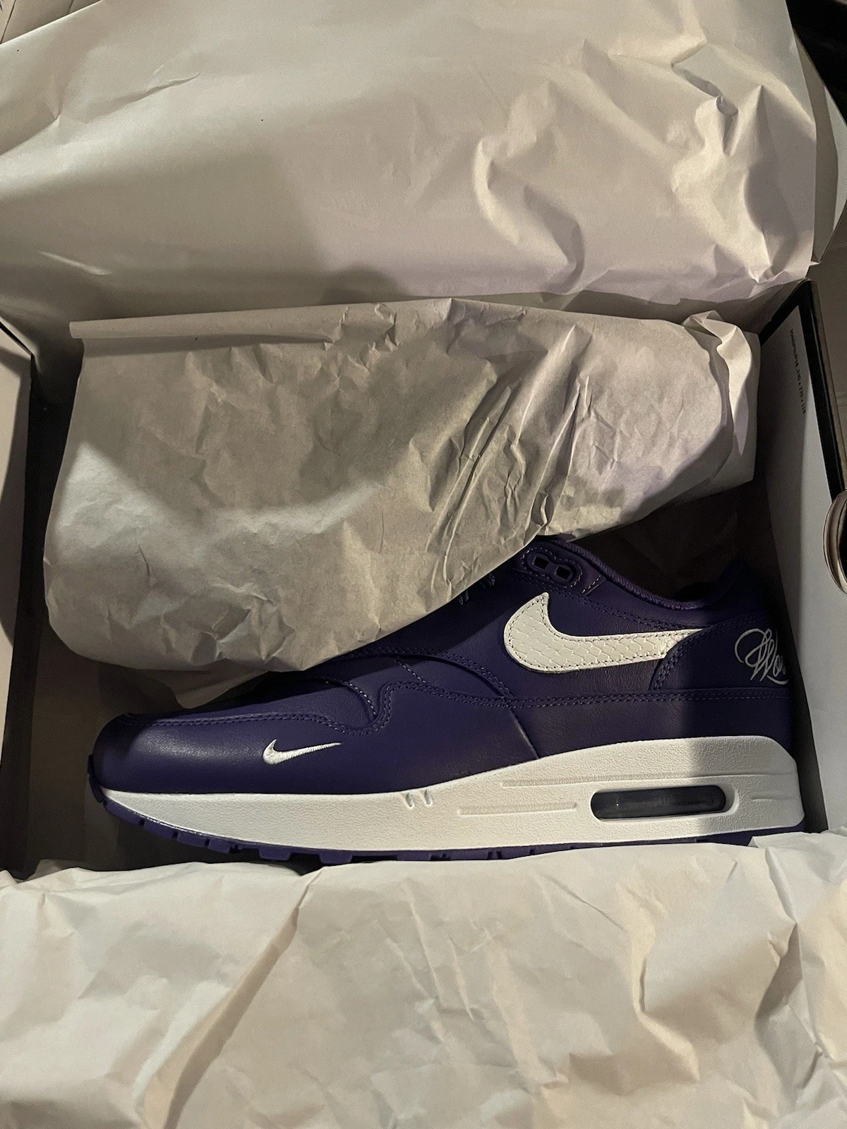 Supreme x Nike Air Max 1 Varsity violet taille 9