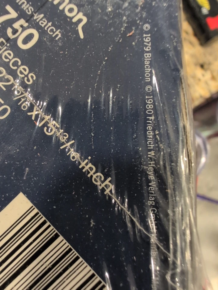 Rompecabezas de 750 piezas vintage de Heye Blachon Tennis Match.Sin abrir Foto 4 de 4