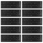  10 Sheets Spanische Tastaturaufkleber Notizbuch Mit Tastaturaufklebern Computer