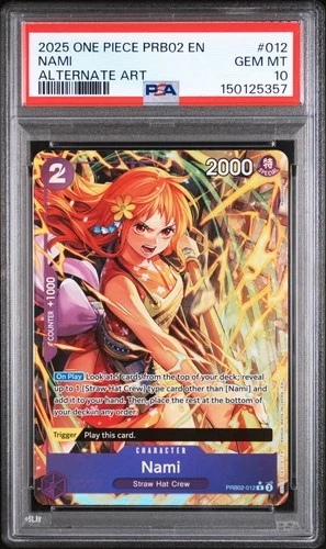 2025 One Piece PRB02-Premium Booster -One Piece Card the Best- Vol.2 Nami Alternate Art 012
