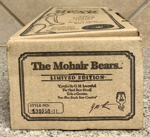 Boyds Bear Mohair Cat ‘Garner J Cattington’ Style# 590250-11 w/ Box & Tag - Picture 2 of 4