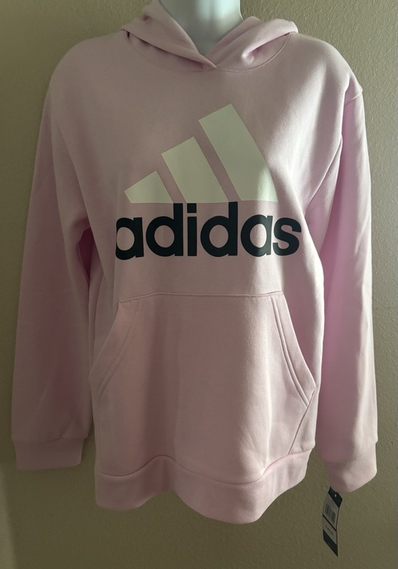 Girls Adidas Pink Hoodie NWT Size L (14)