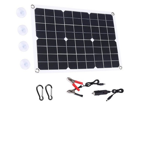 18V 20W Polysilicon Solar Panel with Battery Clip Compact Size 420 by 280mm - Picture 3 of 10