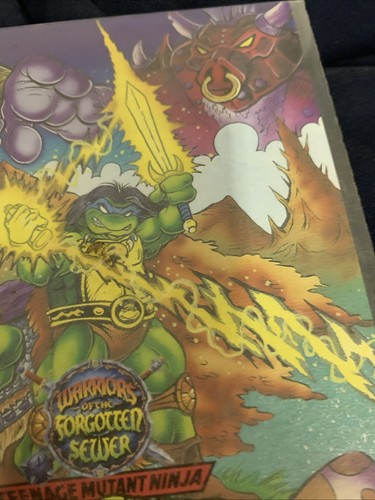 Warriors Of The Forgotten Sewer TMNT Playmates Comic Sealed New - Picture 4 of 8