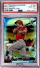 2017 Bowman Chrome 123/150 Mike Trout Blue refractor #100 PSA 10