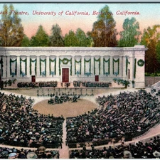 c1910s Berkeley, CA Hearst Greek Theatre PC Crowd Concert Band UC School A324
