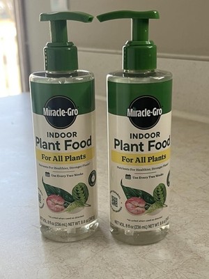 Miracle-Gro Indoor Plant Food for All Plants - 8 fl oz. (2 Pack) - FREE SHIPPING