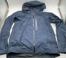 Helly Hansen Men’s Crew Hooded WP Ski Snow Midlayer Jacket 2.0-Navy Blue-Size: L