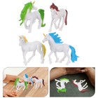 4 Pcs Year of The Horse Zodiac Ornaments Chinese Animal Sculpture