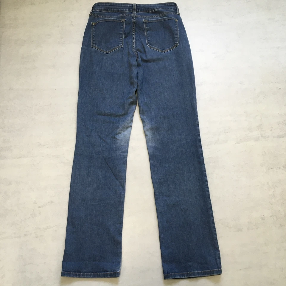 Not Your Daughters Jeans Womens W30 L32 Blue Marilyn Straight NYDJ USA Made UK10 - Image 3 of 4