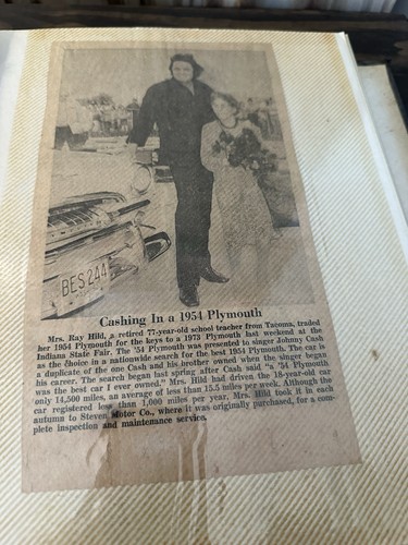 Johnny Cash Fan-Made Scrapbook Tons of History - Hundreds of Clippings RARE - Picture 8 of 10