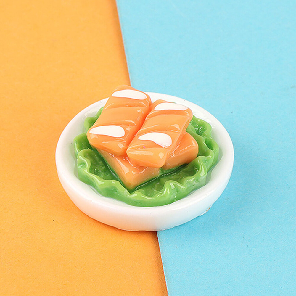 12pcs Miniature Food Models Doll House Vegetable Models Fake Dishes