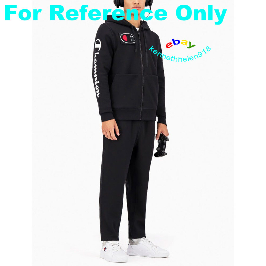CHAMPION ULTIMATE GAMING ZIP-UP HOODIE SWEATSHIRT BLACK MENS SIZE SMALL image 2