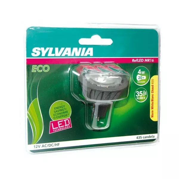 Bulb Spotlight LED Lamp Gu 5.3 GX 5.3 4W 20w 35000H SYLVANIA