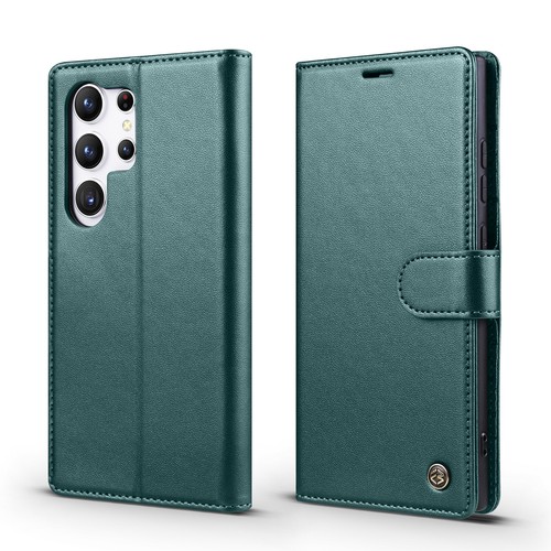 Funda tipo billetera de cuero RFID con soporte de negocios a prueba de golpes para Samsung S25 Ultra/S25+/S24 - Imagen 3 de 15