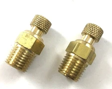 132B ROLAIR EASY TWIST 1/4" TANK DRAIN VALVE  [ 2 PACK ]