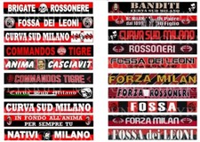 SUBBUTEO NEW !! 20 ADESIVI del MILAN TUTTI DIVERSI TIFOSI SUPPORTERS x TRANSENNA