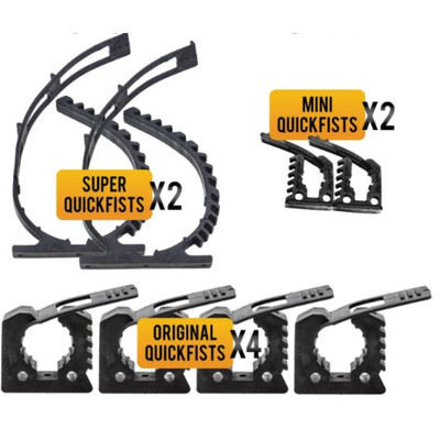 Quick Fist End Of The Road 90010 Rubber Clamp Mounting Kit 8pk