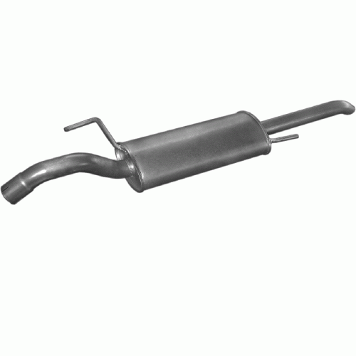 Silencieux Arrière Pour VW Jetta II 1.6D 1989-1991 - Neuf, Acier Allié, Garantie 2 Ans
