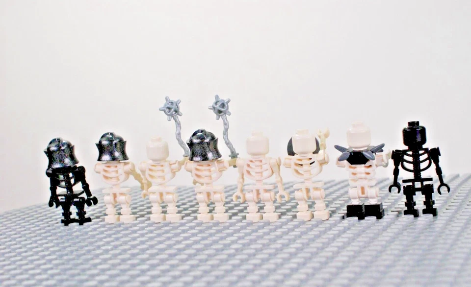 乐高 NINJAGO Chopov 迷你人偶乐高 Skelton 批量 8 件 — 第 4/4 张图片