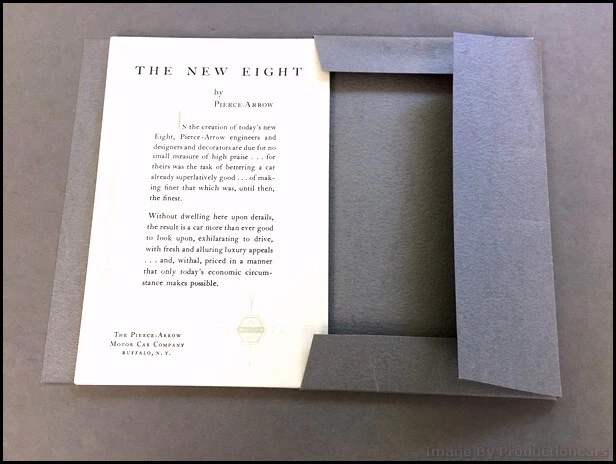 1932 Pierce-Arrow Pierce Arrow Eight Vintage Sales Brochure Catalog Portfolio Foto 2 de 4