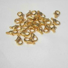 Pack of 25 GP Brass-Nickel Free Lobster Claw Clasp.....See Shipping Offer