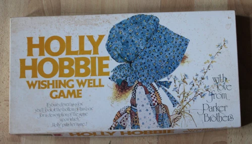 VINTAGE 1976 Parker Bros. Holly Hobbie Wishing Well Board Game - 100% Complete!