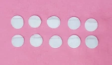 10 Felt Circle Reborn Pacifier Pockets For Magnetic Pacifiers (pockets ONLY) 