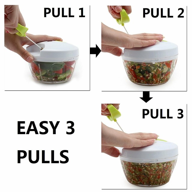 MultiFunctional Manual Food Chopper Compact Hand Held Vegetable Dicer