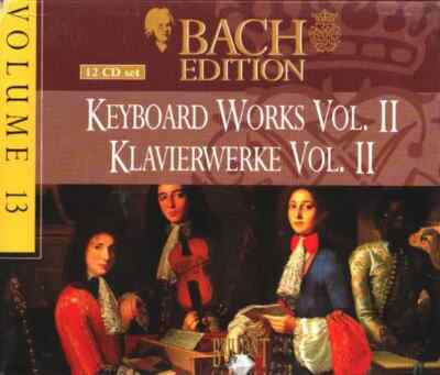 CD-BOX Bach Bach Edition Vol. 13: Klavierwerke Vol. II SLIPCASE Brilliant