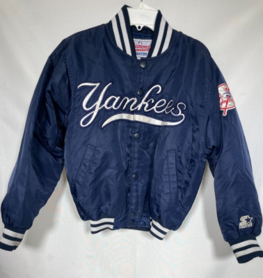 VTG New York Yankees MLB Starter Diamond Collection Satin Jacket