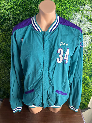 1992-93 Charlotte Hornets Basketball #34 J.R. Reid Warm Up Jacket