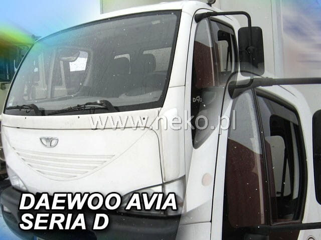 Déflecteurs de vent acrylique HEKO haute résistance pour Daewoo Avia D