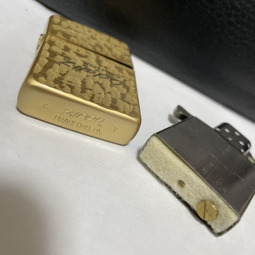 Zippo Accendino Olio Oro Italico Made in 1989 Corsivo - Foto 4 di 5