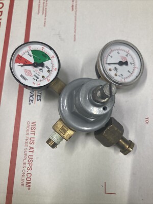 Taprite Series 740N Compressed Gas Regulator 366M Nitrogen Solid Brass Body READ