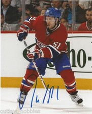Montreal Canadiens David Desharnais  Signed Autographed 8x10 COA 
