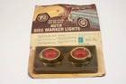 <!--F#f_0-->NOS Vintage Classic Car Truck Red Side Marker Lights Custom Accessory 12V Parts<!--F/-->