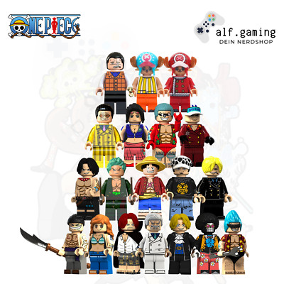 One Piece Mini Figur MOC Brick Block Klemm Bausteine Figuren Ruffy Zorro Nami