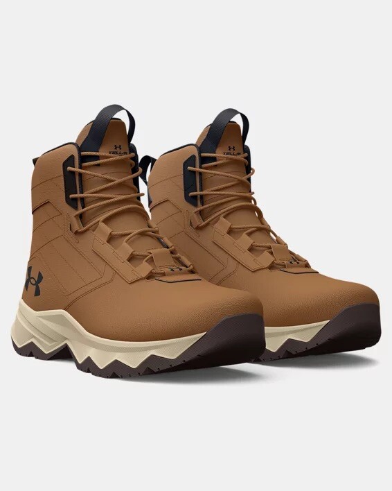 Under Armour Stellar G2 Tactical Boots Men\'s Size 10.5 Brown Military Waterproof Under Armour UA Stellar G2 Men main image 3
