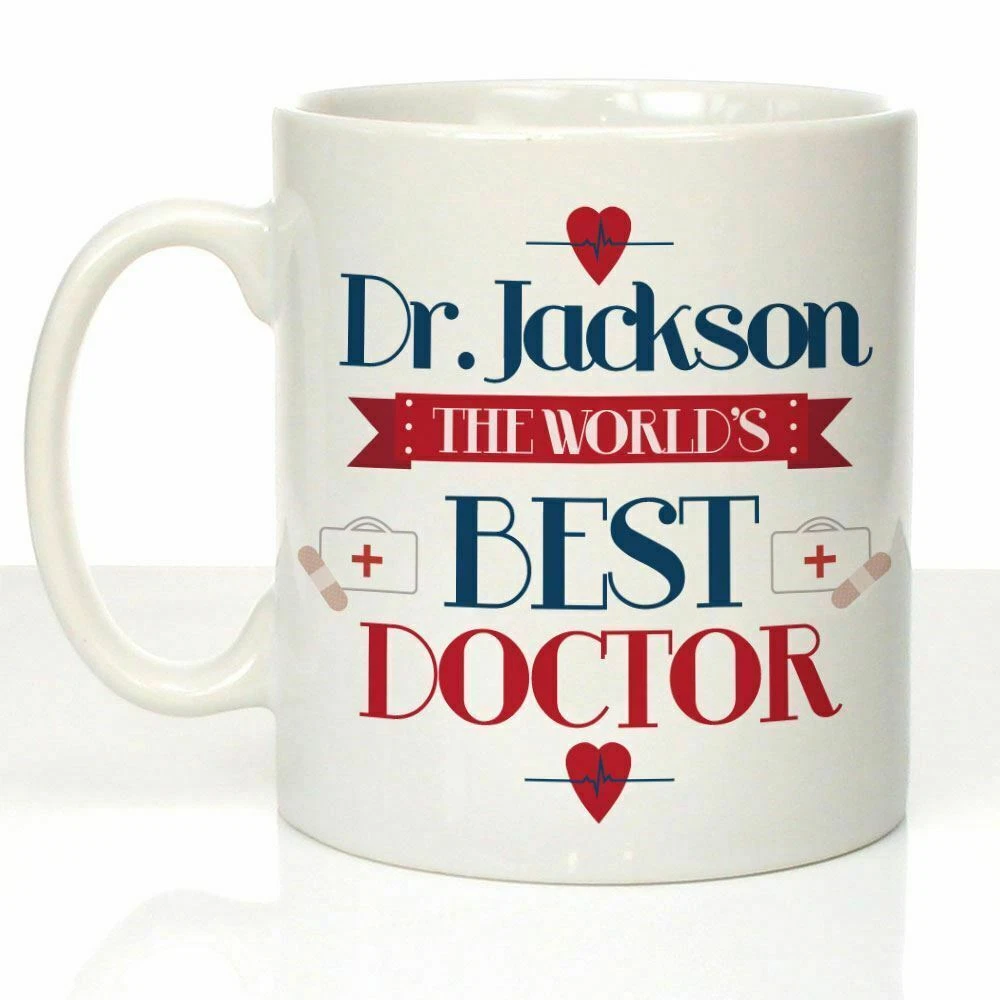 Personalised World s Best Doctor Mug Surgery Female Male Thank You Gift Ideas UK