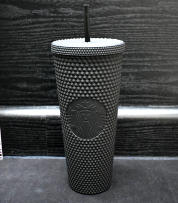 Starbucks 2021 - Matte Black Siren Studded Cold Cup Tumbler - Venti 24oz  (51) | eBay